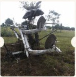 Historic plow connected to the beginning of Big Prayer Museum