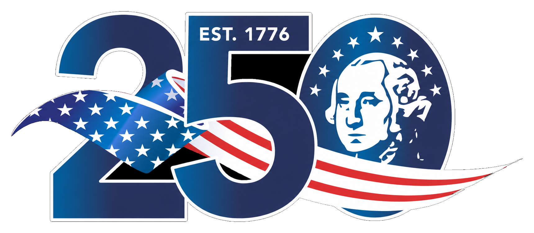 America 250 Washington County, Maryland anniversary graphic