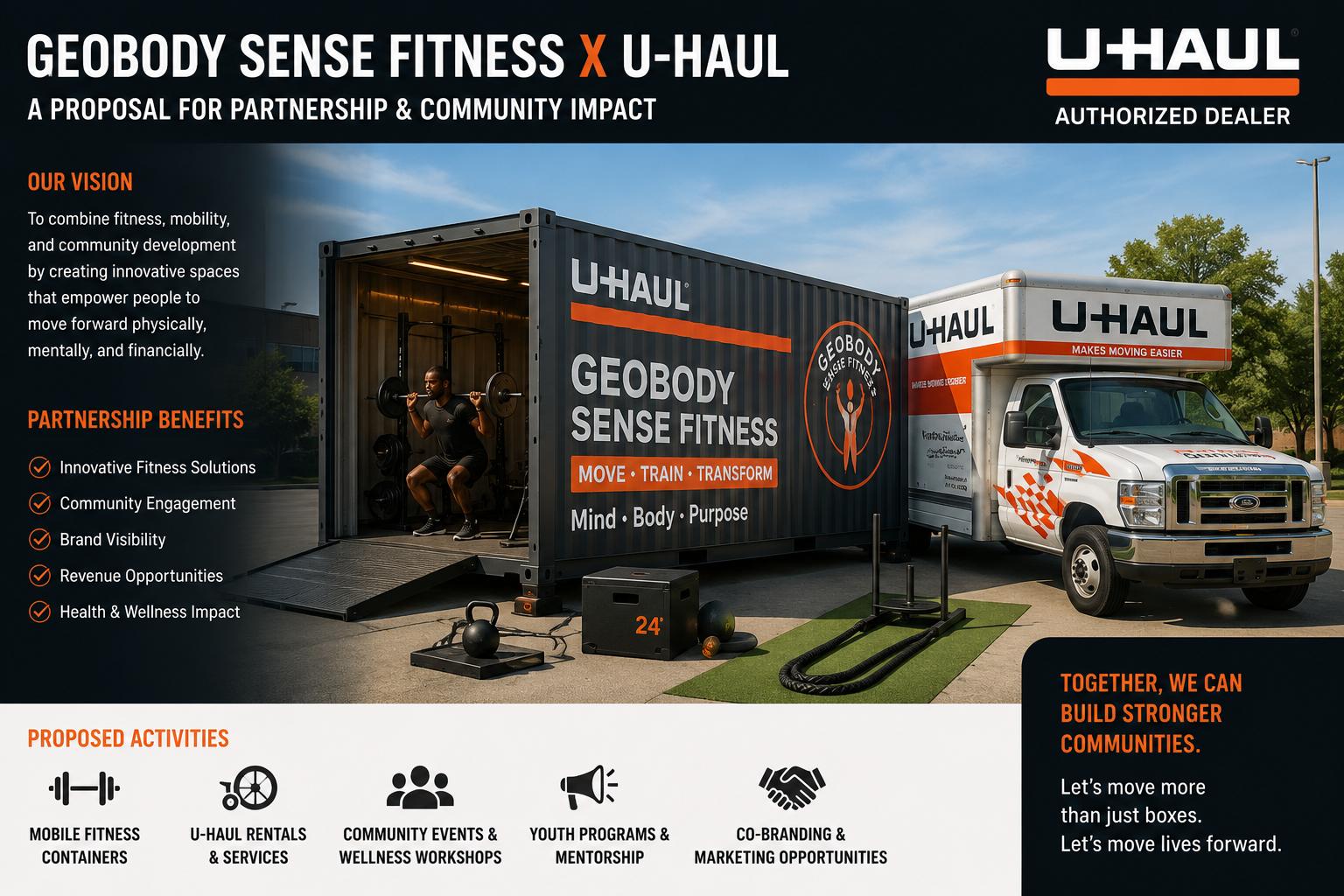 U-Haul Authorized Dealer Court of Life business card and advertisement