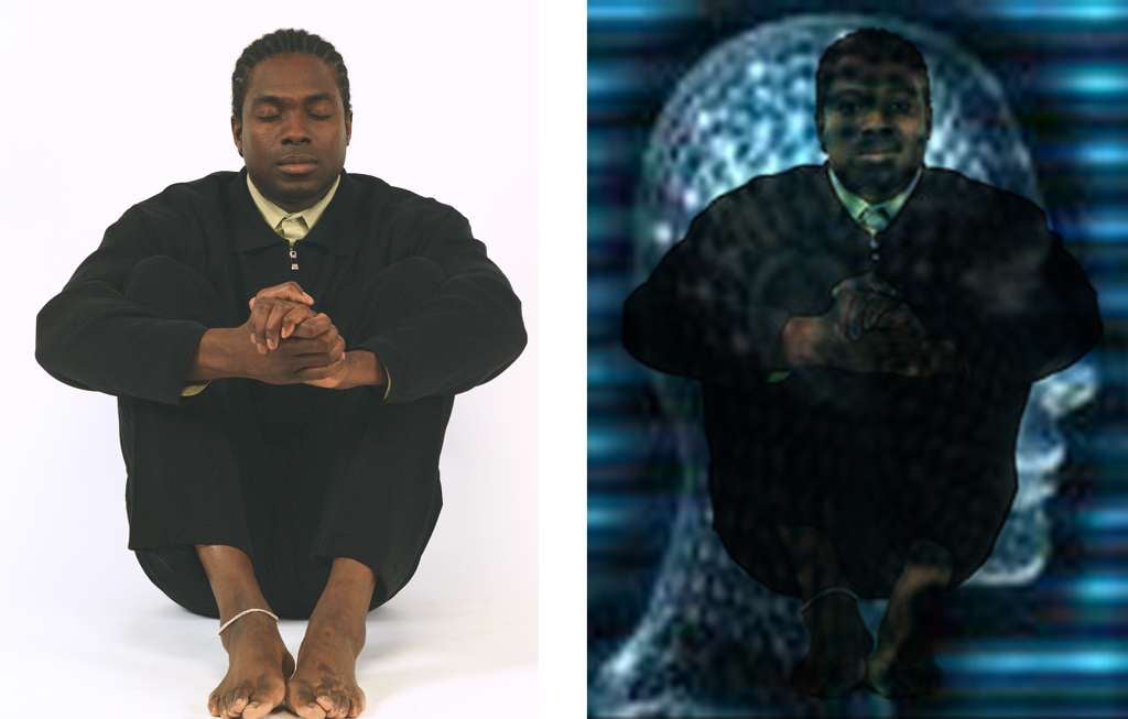 Joseph Renwick Randon demonstrating the B-It Pose