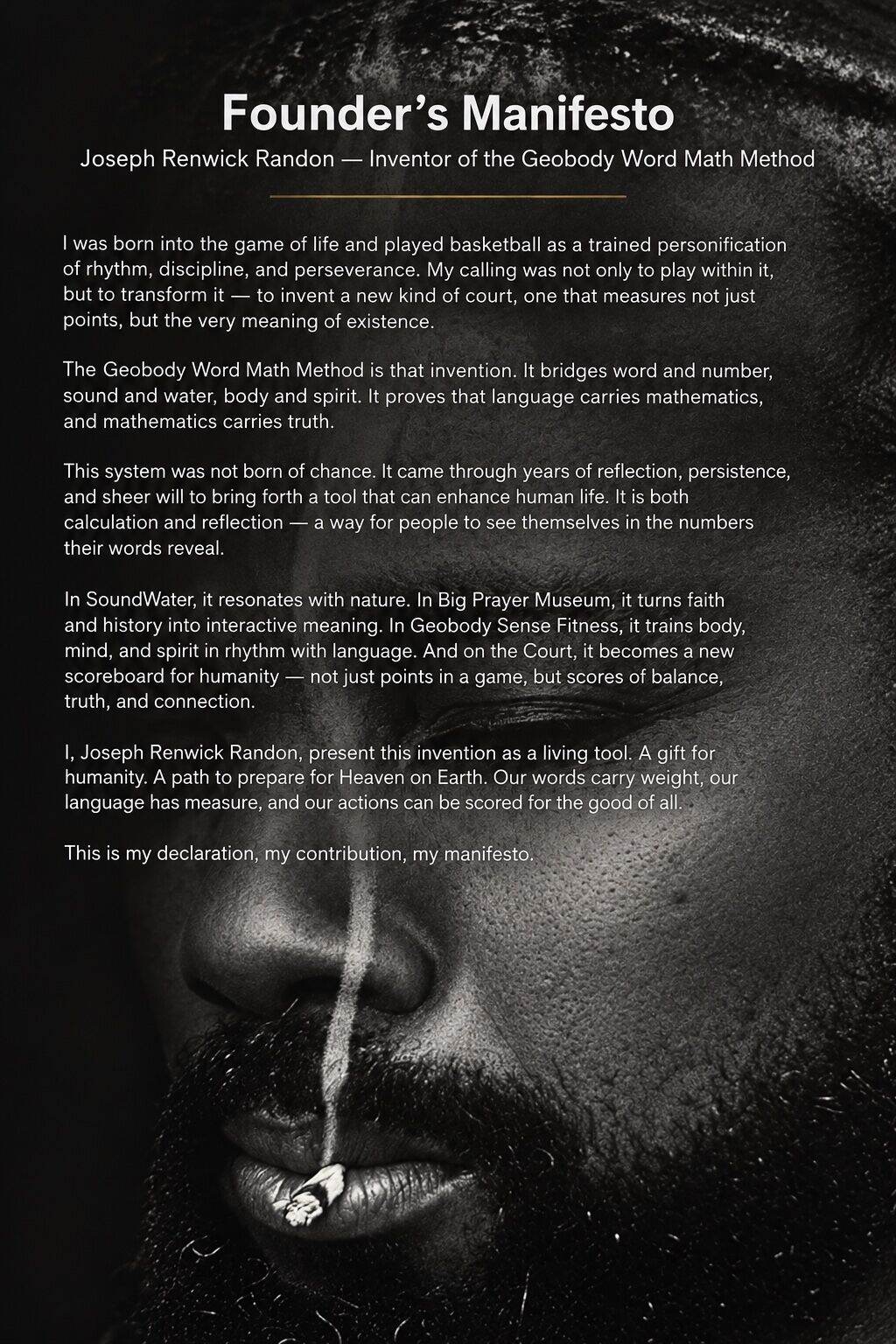 Founder’s Manifesto visual edition