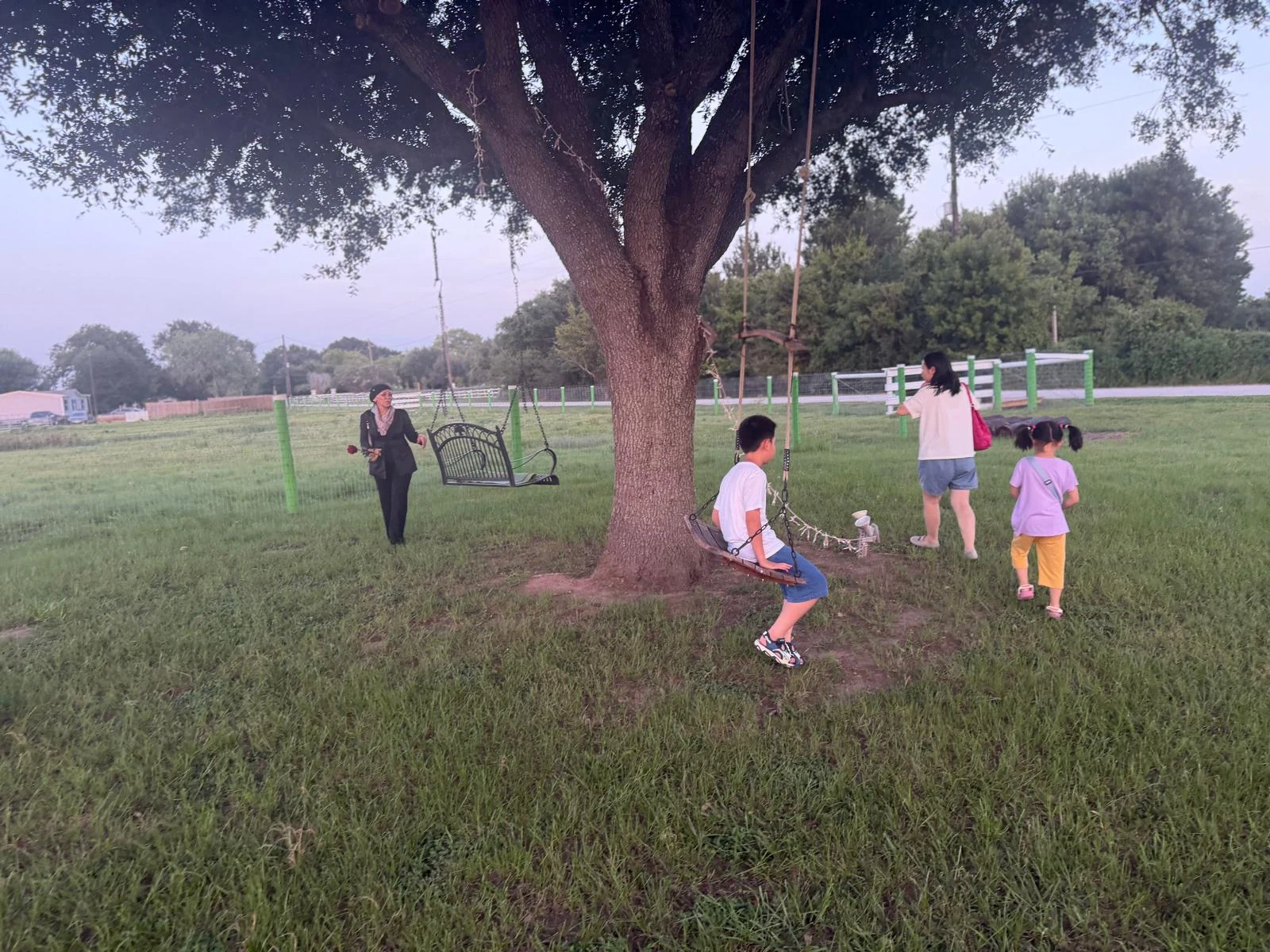 Visitors at the Big Prayer Museum campus