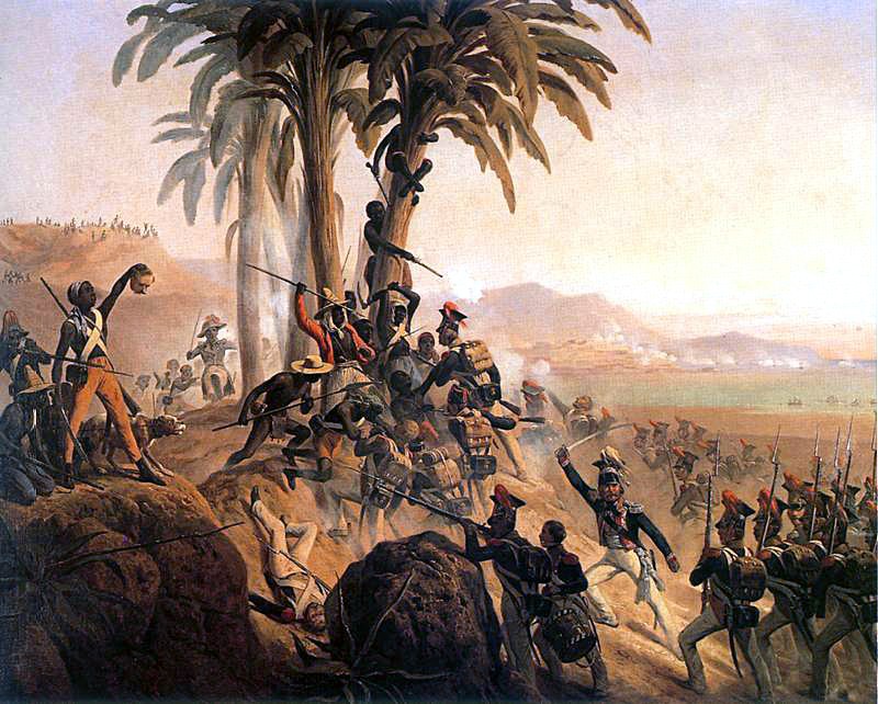 Historical artwork associated with battles of the Haitian Revolution