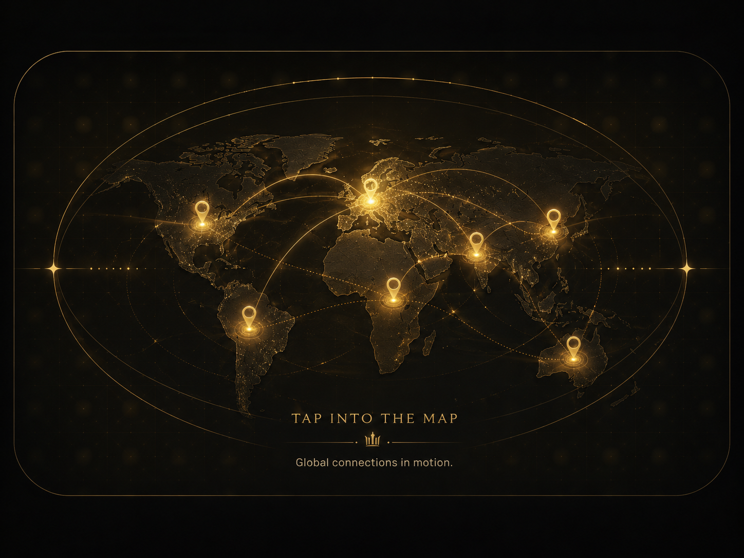 Tap Into the Map global connection visual