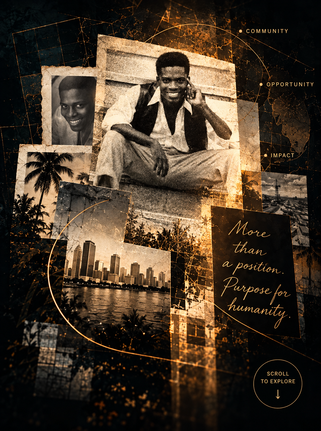 Joseph Renwick Randon archival documentary collage